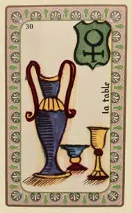 La table Oracle Belline - carte n°30