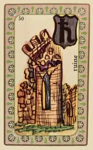 Ruine Oracle Belline - carte n°50